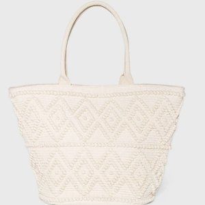 Jacquard Print Blanket Tote Handbag - Shade & Shore